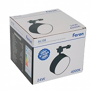 Светильник на штанге Feron AL138 51182 цвет плафона/подвески Черный, цвет арматуры Черный-9