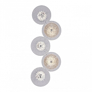 Накладной светильник Arte Milano AM-1252B 5.1252B.D250.H600.LED Ni цвет плафона/подвески Прозрачный, Шампань, цвет арматуры Никель-1