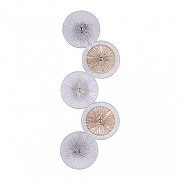 Накладной светильник Arte Milano AM-1252B 5.1252B.D250.H600.LED Ni цвет плафона/подвески Прозрачный, Шампань, цвет арматуры Никель-2