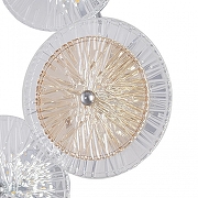 Накладной светильник Arte Milano AM-1252B 5.1252B.D250.H600.LED Ni цвет плафона/подвески Прозрачный, Шампань, цвет арматуры Никель-5