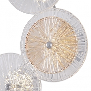 Накладной светильник Arte Milano AM-1252B 5.1252B.D250.H600.LED Ni цвет плафона/подвески Прозрачный, Шампань, цвет арматуры Никель-6