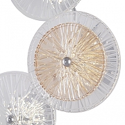 Накладной светильник Arte Milano AM-1252B 5.1252B.D250.H600.LED Ni цвет плафона/подвески Прозрачный, Шампань, цвет арматуры Никель-7