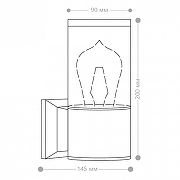 Светильник на штанге Feron DH1301 51330 цвет плафона/подвески Коричневый, цвет арматуры Черный-10