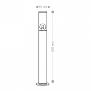 Ландшафтный светильник Feron DH1305 51333 цвет плафона/подвески Прозрачный, цвет арматуры Черный-9