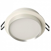 Встраиваемый светильник Feron DL507 51353 цвет плафона/подвески Белый, Серебро, цвет арматуры Белый, Серебро-1