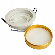 Встраиваемый светильник Feron DL507 51354 цвет плафона/подвески Белый, Золото, цвет арматуры Белый, Золото-5