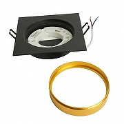 Встраиваемый светильник Feron DL506 51364 цвет плафона/подвески Черный, Золото, цвет арматуры Золото, Черный-5