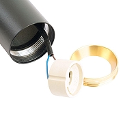 Накладной светильник Feron ML1015 51385 цвет плафона/подвески Черный, Золото, цвет арматуры Золото, Черный-7