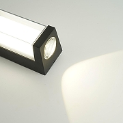 Накладной светильник Feron DH059 51481 цвет плафона/подвески Прозрачный, цвет арматуры Черный-9