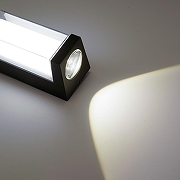 Накладной светильник Feron DH059 51482 цвет плафона/подвески Прозрачный, цвет арматуры Черный-10