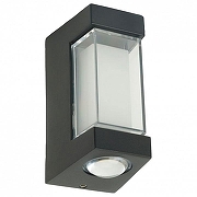 Накладной светильник Feron DH058 51490 цвет плафона/подвески Прозрачный, цвет арматуры Черный