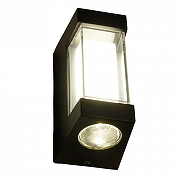 Накладной светильник Feron DH058 51490 цвет плафона/подвески Прозрачный, цвет арматуры Черный-1