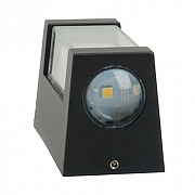 Накладной светильник Feron DH058 51490 цвет плафона/подвески Прозрачный, цвет арматуры Черный-3