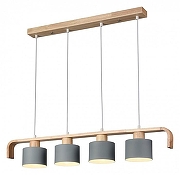 Подвесной светильник Velante 521 521-726-04 цвет плафона/подвески Серый, цвет арматуры Коричневый