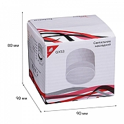 Накладной светильник Reluce Technical 53002 53002-9.5-001LD GX53 WT цвет плафона/подвески Белый, цвет арматуры Белый-1