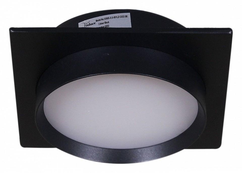 Встраиваемый светильник Reluce Technical 53005 53005-9.0-001LD GX53 BK 