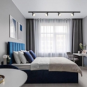 Светильник на штанге Reluce Technical 53008-9.3-001CT GX53 BK цвет плафона/подвески Белый, Черный, цвет арматуры Белый, Черный-5