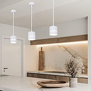 Подвесной светильник Reluce Technical 53017 53017-0.9-001MN GX53 WT цвет плафона/подвески Белый, цвет арматуры Белый-4