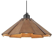 Подвесной светильник Velante 530 530-706-01 цвет плафона/подвески Коричневый, цвет арматуры Черный