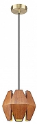Подвесной светильник Velante 533 533-706-01 цвет плафона/подвески Коричневый, цвет арматуры Латунь-1