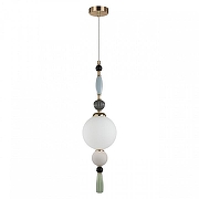 Подвесной светильник Odeon Light Palle 5405/1A цвет зеленый, золотой, коричневый-2