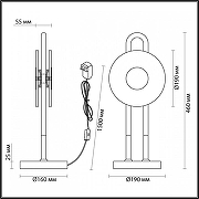 Настольная лампа Odeon Light Magnet 5407/12TL цвет черный-5