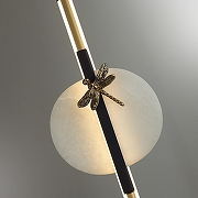 Подвесной светильник Odeon Light Strekoza 5413/12L цвет бронза античная, черный-4