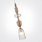 Подвесной светильник Odeon Light Terra 5414/1 цвет бежевый, бронза античная, терракот-5