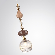 Подвесной светильник Odeon Light Terra 5414/1C цвет бежевый, бронза античная, терракот-5