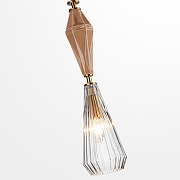 Бра Odeon Light Terra 5414/1WB цвет бежевый, бронза античная, синий-4