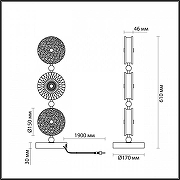 Настольная лампа Odeon Light Caramella 1 5416/13TL цвет хром-5