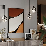 Подвесной светильник Odeon Light Mercury 5422/17L цвет белый, черный-5