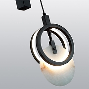Бра Odeon Light Mercury 5422/17WL цвет плафона/подвески Белый, цвет арматуры Белый, Черный-3