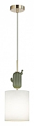 Подвесной светильник Odeon Light Cactus 5425/1 цвет зеленый, золото-1