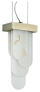 Подвесной светильник Odeon Light Foros 5437/12L цвет плафона/подвески Белый, цвет арматуры Бронза
