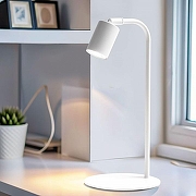 Настольная лампа офисная TK Lighting Logan 5490 Logan White цвет плафона/подвески Белый, цвет арматуры Белый-2