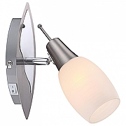 Бра Globo Gillian 54983-1 цвет плафона/подвески Белый, цвет арматуры Никель, Хром