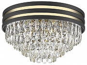 Накладной светильник Simple Story 5521 5521-5CL цвет плафона/подвески Золото, Прозрачный, Черный, цвет арматуры Черный