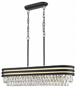 Подвесной светильник Simple Story 5521 5521-6PL цвет плафона/подвески Золото, Прозрачный, Черный, цвет арматуры Черный-1