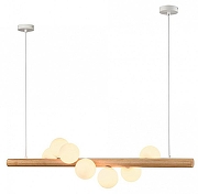 Подвесной светильник Velante 552 552-713-07 цвет плафона/подвески Белый, цвет арматуры Коричневый-1