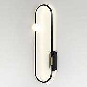 Бра Lumion Harlow 5607/20WL цвет плафона/подвески Белый, Черный, цвет арматуры Черный-1