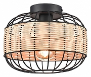 Накладной светильник Velante 563 563-717-01 цвет плафона/подвески Коричневый, цвет арматуры Черный