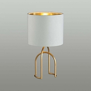 Настольная лампа Lumion Stacy 5660/1T цвет плафона/подвески Белый, цвет арматуры Золото-1