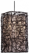 Подвесной светильник Velante 576 576-726-01 цвет коричневый темный, черный