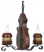 Подвесной светильник Velante 584 584-703-02 цвет дуб, черный