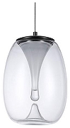 Подвесной светильник Divinare Campo 5874/09 SP-8 цвет плафона/подвески Прозрачный, цвет арматуры Черный