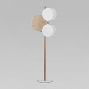 Торшер Eurosvet Pulse 5960 Pulse цвет плафона/подвески Белый, Бежевый, цвет арматуры Коричневый-1