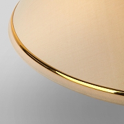 Настольная лампа Eurosvet Lorenzo 60019/1 орех цвет плафона/подвески Бежевый, цвет арматуры Золото, Коричневый-4