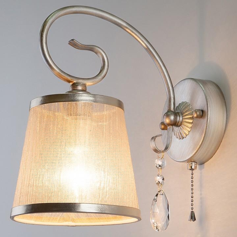 Бра Eurosvet L1ona 60065/1 серебро 