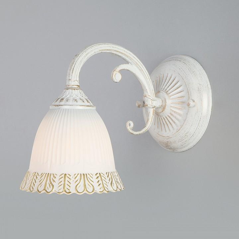 Бра Eurosvet Camp1na 60107/1 белый с золотом 